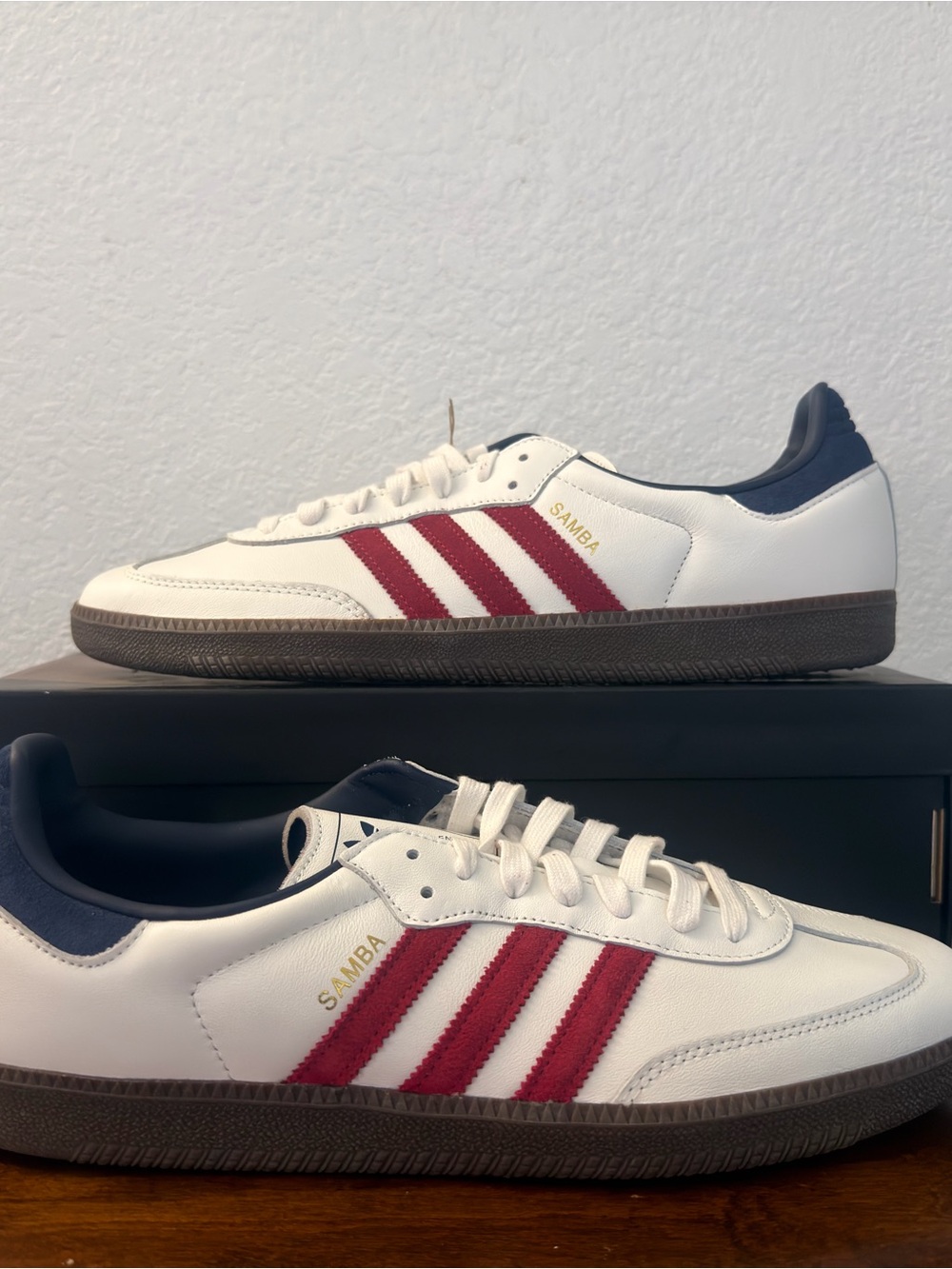 Adidas Samba OG 'Team Victory Red Night Indigo' IH4881 Men's Size 13